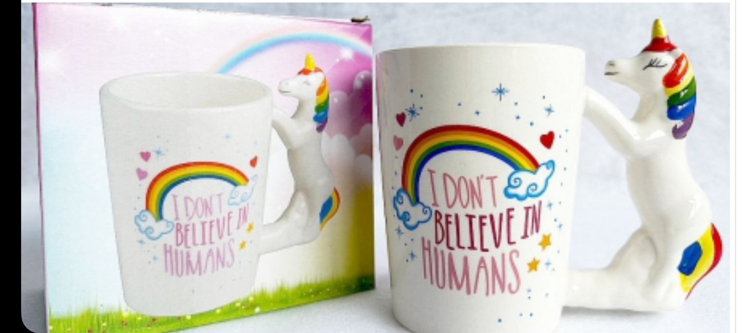 6 Mugs licorne